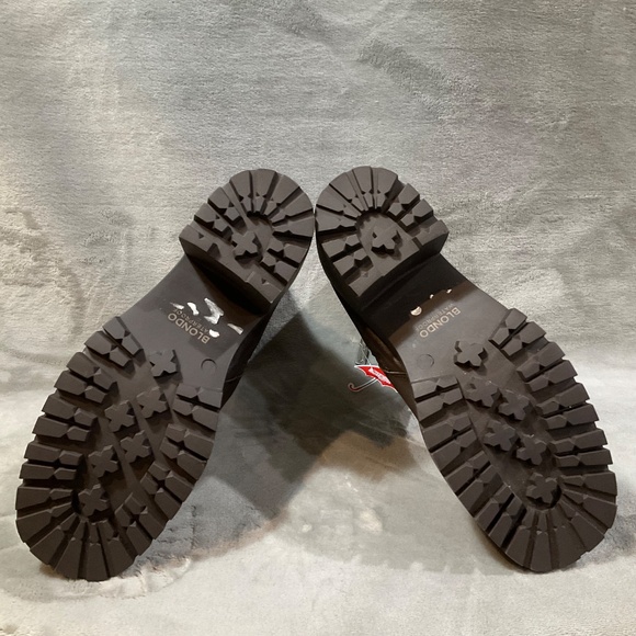 NWT BLONDO REBEL Women Java Ankle Boot side zippers SZ 9M Moto Biker Buckle - Picture 5 of 7